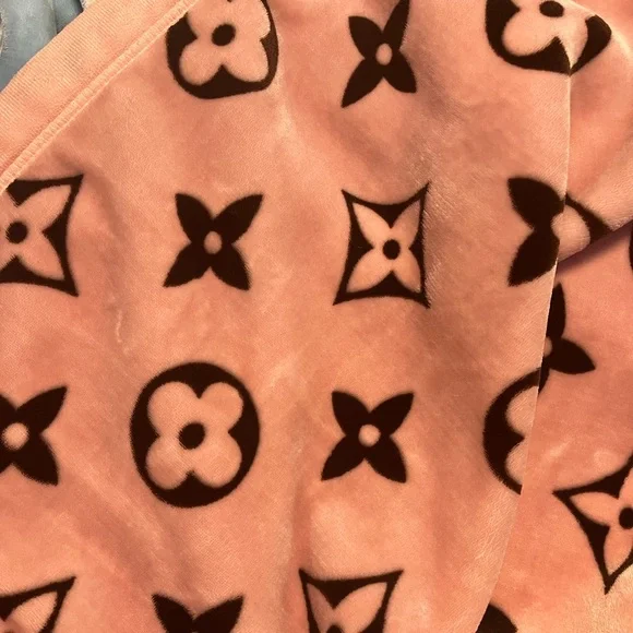 Huge reversible heavy thick flower fashion blanket 60in x 78in Louis - Picture 3 of 6